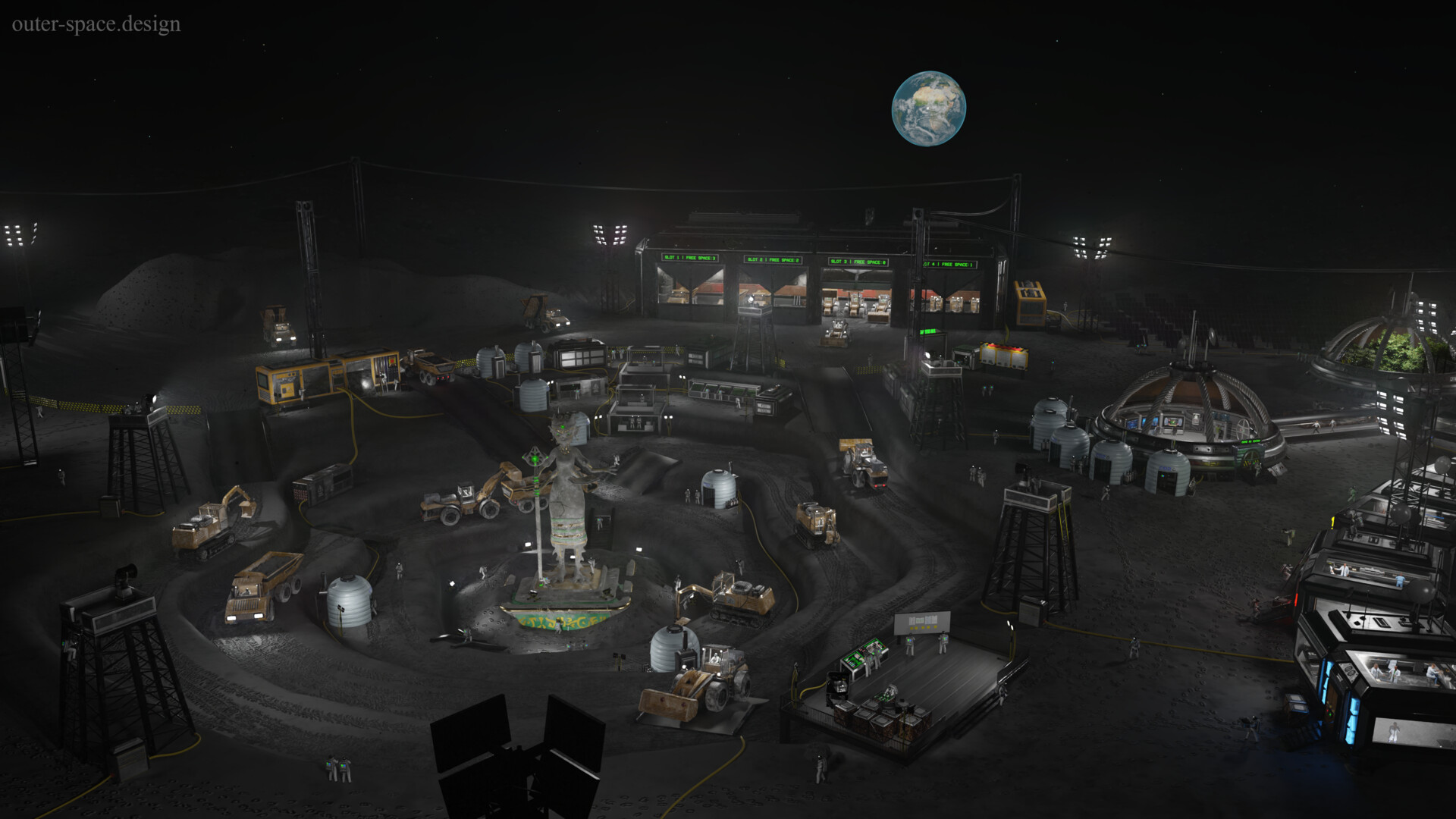 A big moon base